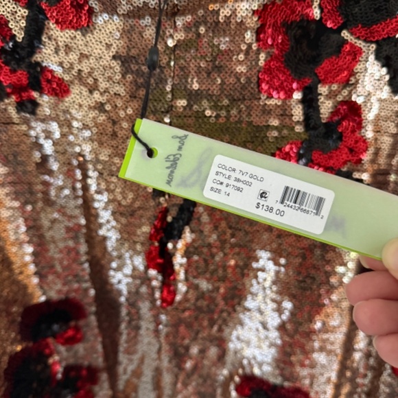 Sam Edelman Floral Sequin Dress - Picture 5 of 7